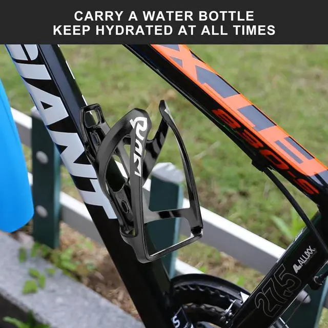 Alt view image 5 of 7 - Bike Water Bottle Holder,Ultra-Light Bike Cup Holder with Screws,Bike Accessories for Adults& Kids,Cycling Bike Water Bottle Cages for Road, Mountain Bike (Black-2Pcs)