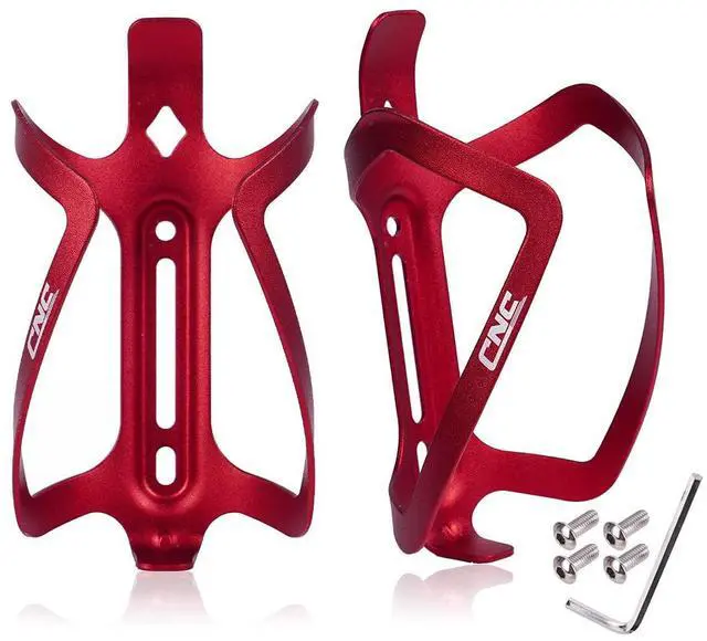 Main image of Bike Water Bottle Holder, 2-Pack Bicycle Water Bottle Cage for Road Bike/Mountain Bikered