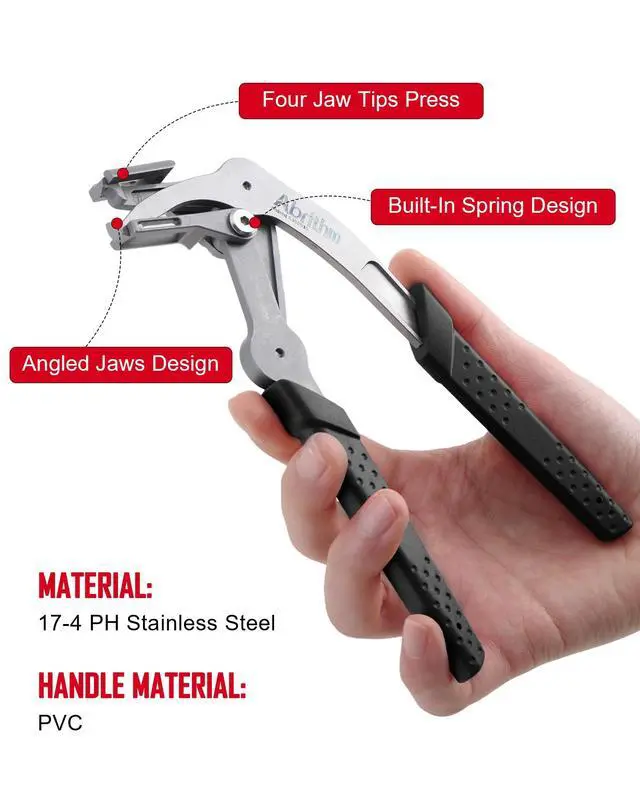 Alt view image 2 of 7 - Car Clip Pliers, Panel Clip Removal Pliers, Professional Plastic Fastener Removal Tool for Removing Automotive Fasteners Clips Without Damage Black