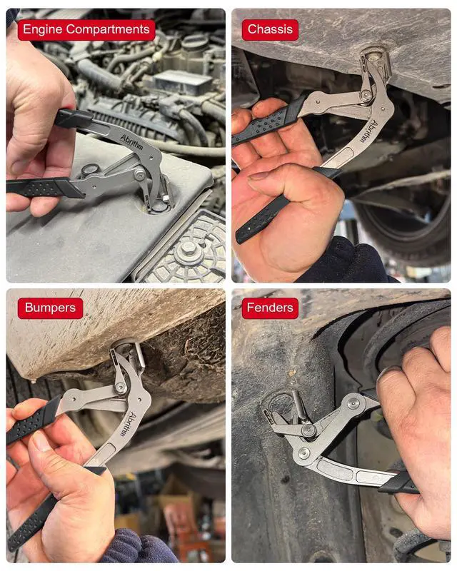 Alt view image 4 of 7 - Car Clip Pliers, Panel Clip Removal Pliers, Professional Plastic Fastener Removal Tool for Removing Automotive Fasteners Clips Without Damage Black