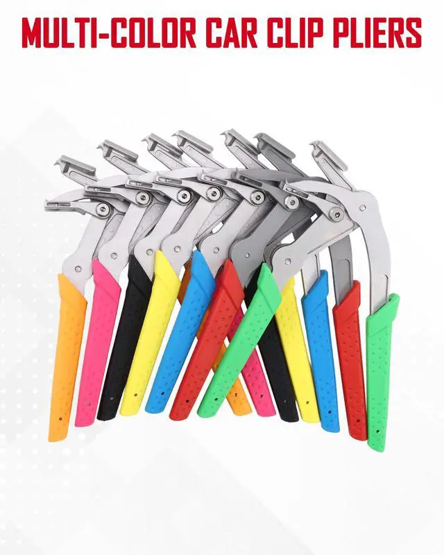 Alt view image 5 of 7 - Car Clip Pliers, Panel Clip Removal Pliers, Professional Plastic Fastener Removal Tool for Removing Automotive Fasteners Clips Without Damage Black
