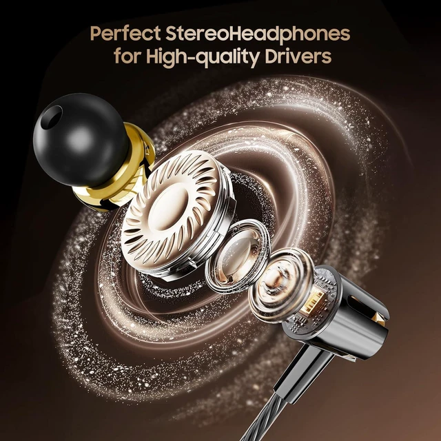 Alt view image 2 of 6 - 3 Pack Wired Earbuds USB C,Headphones Microphone for iPhone 17/16/15 | Type C Earphones for iPhone 17 Pro Max/Galaxy S25 S24 S23 Volume Control Noise Isolating