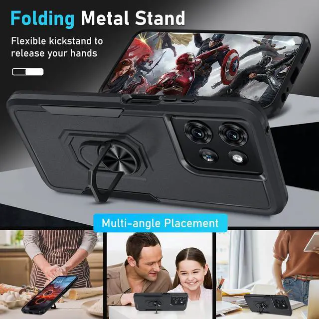 Alt view image 2 of 7 - Designed for Moto G 2026/2025,Motorola G Play 2026 Case Built in Kickstand