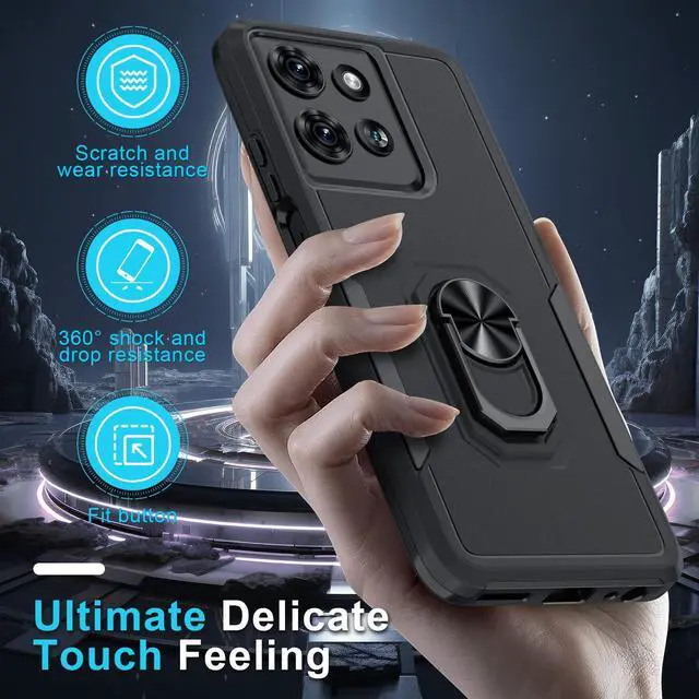 Alt view image 6 of 7 - Designed for Moto G 2026/2025,Motorola G Play 2026 Case Built in Kickstand