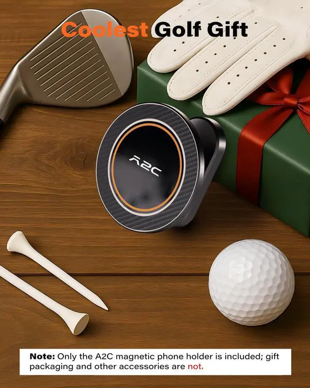 Alt view image 5 of 7 - Alloy Magnetic Golf Cart Phone Holder, Unique Golf Accessories for Men