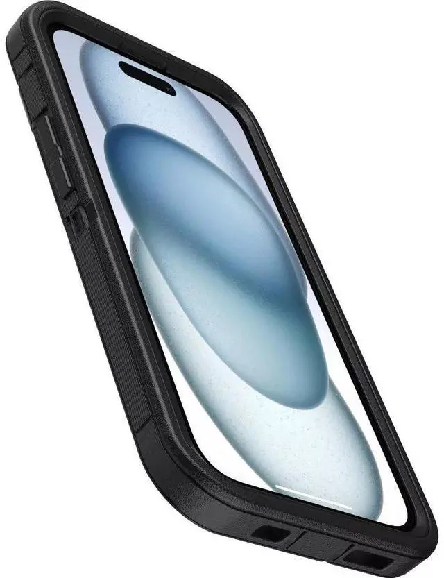 Alt view image 4 of 7 - for iPhone 17e & iPhone 16e (Only) - Defender Series Case - Black - Screenless - Rugged & Durable - with Port Protection - Holster Clip Includes - Microbial Defense Protection
