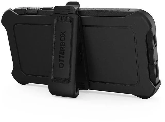 Alt view image 5 of 7 - for iPhone 17e & iPhone 16e (Only) - Defender Series Case - Black - Screenless - Rugged & Durable - with Port Protection - Holster Clip Includes - Microbial Defense Protection