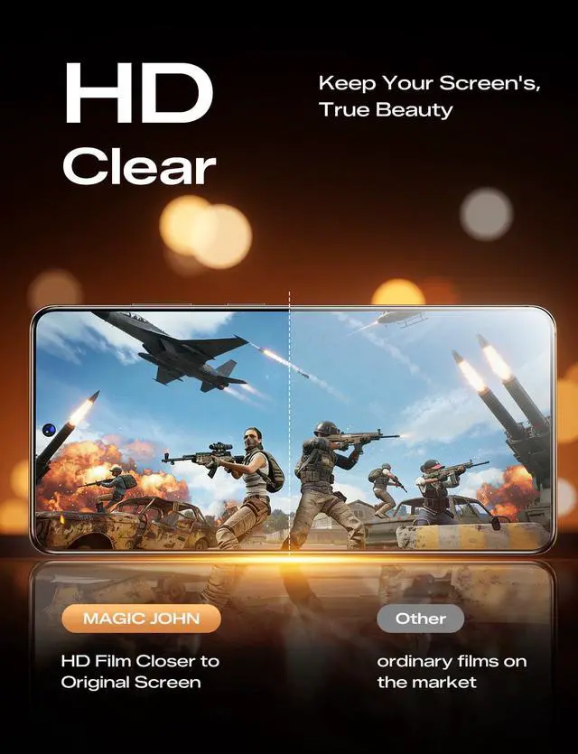 Alt view image 5 of 7 - 2PACK 3rd Gen for Samsung Galaxy S26 Ultra Screen Protector, One-Pull Easy Install, Smooth Touch, Auto-Align Screen, Support Fingerprint Unlock, 9H Glass, Anti-Scratch