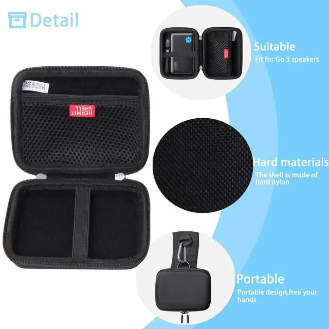 Alt view image 5 of 6 - Hard Travel Case for Portable Charger Smaller & Lighter 45W Fast Charging 10000mAh PD Power Bank Battery Pack (Only Case) (Black)