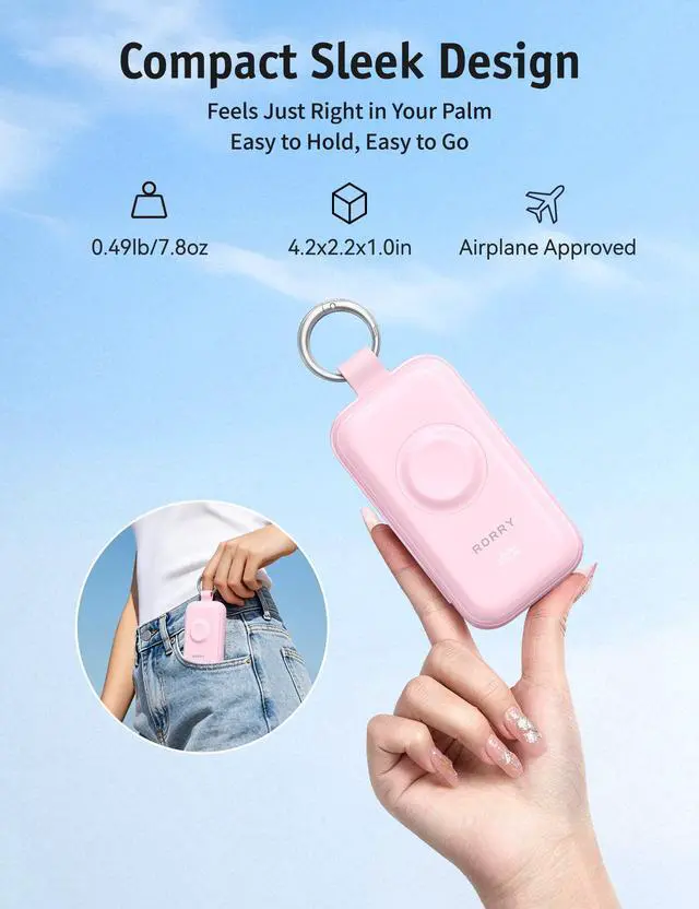 Alt view image 7 of 7 - CharmGo Pro 45W Portable Charger Power Bank 10000mAh Battery Pack
