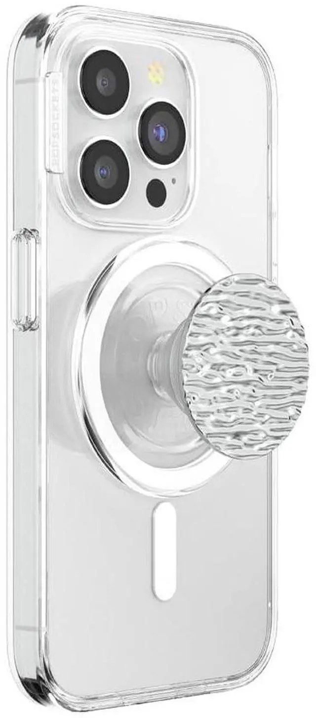 Main image of Phone Grip for MagSafe, Magnetic Holder, Phone Stand, Silver - FATA Morgana Chrome