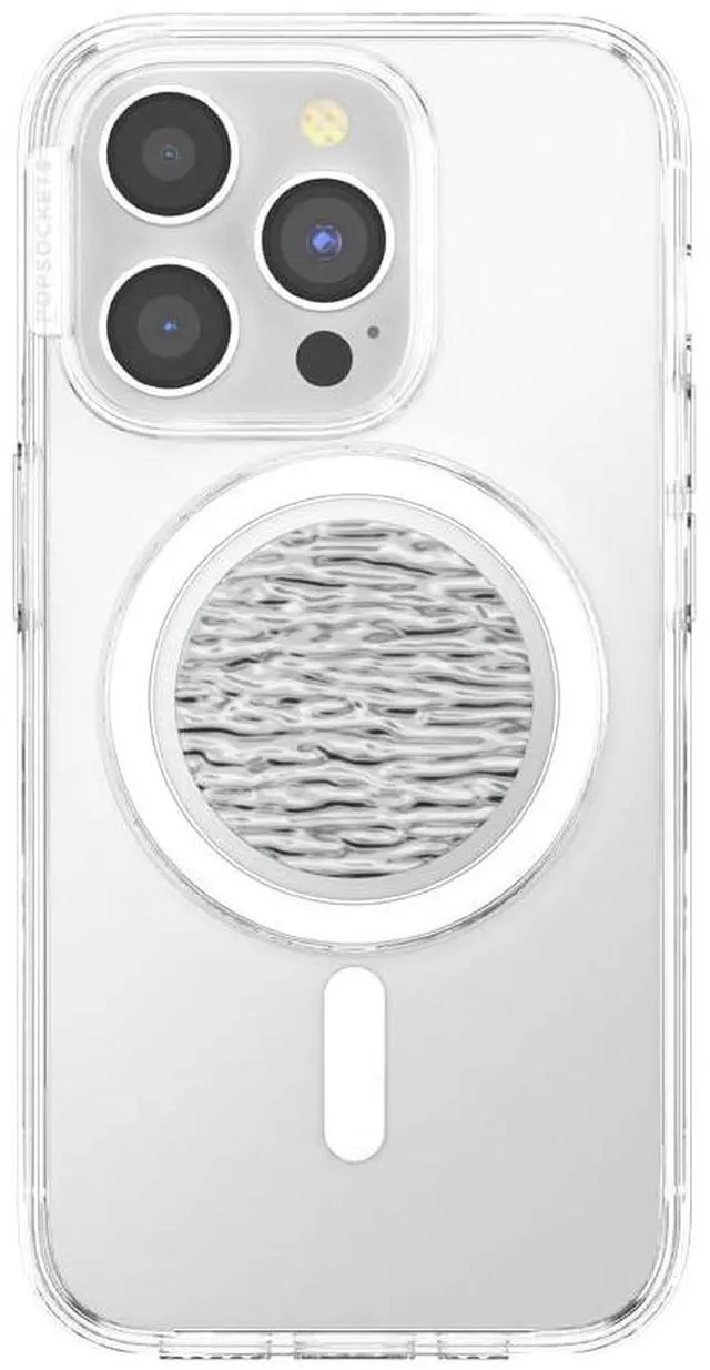 Alt view image 3 of 5 - Phone Grip for MagSafe, Magnetic Holder, Phone Stand, Silver - FATA Morgana Chrome