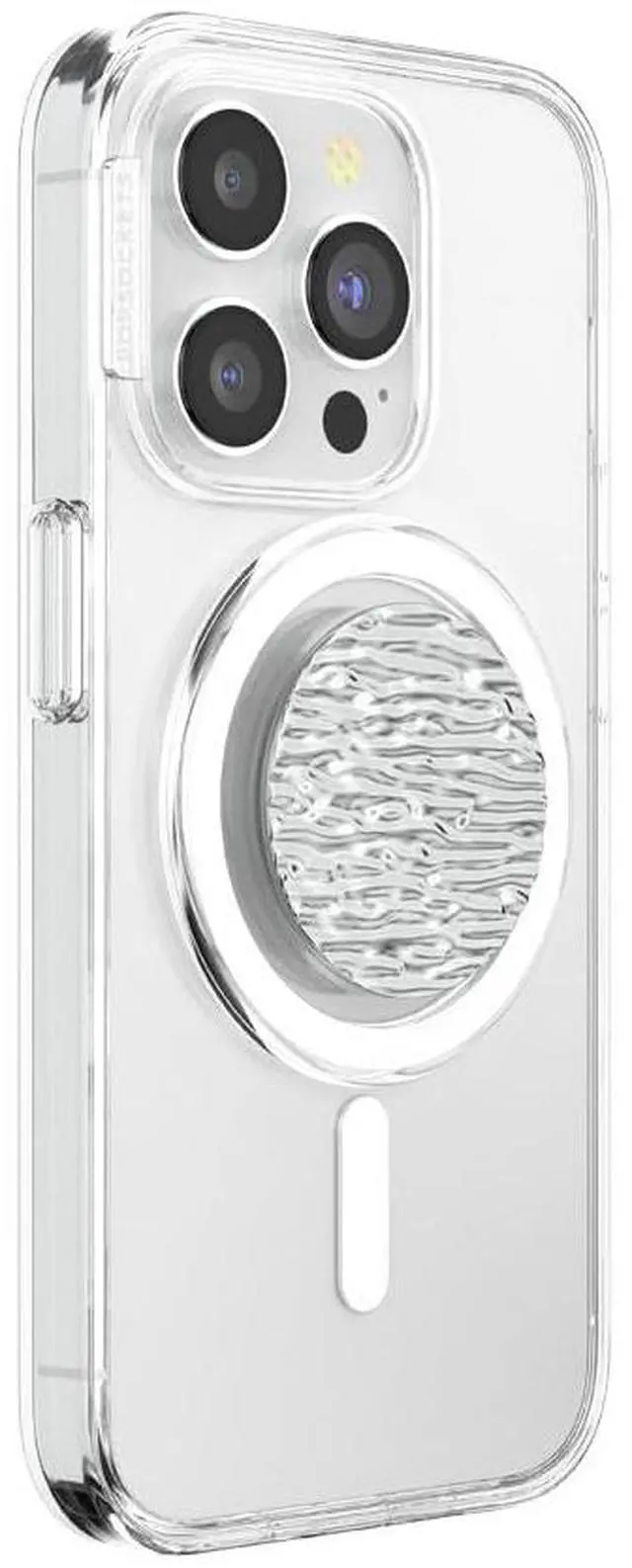 Alt view image 2 of 5 - Phone Grip for MagSafe, Magnetic Holder, Phone Stand, Silver - FATA Morgana Chrome