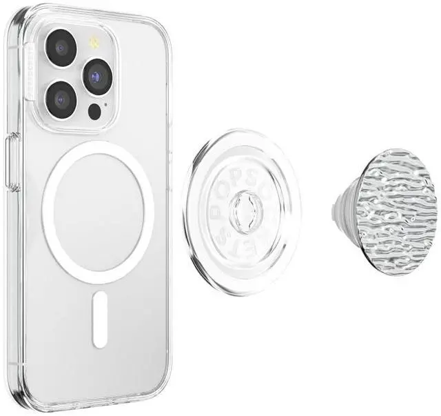 Alt view image 4 of 5 - Phone Grip for MagSafe, Magnetic Holder, Phone Stand, Silver - FATA Morgana Chrome