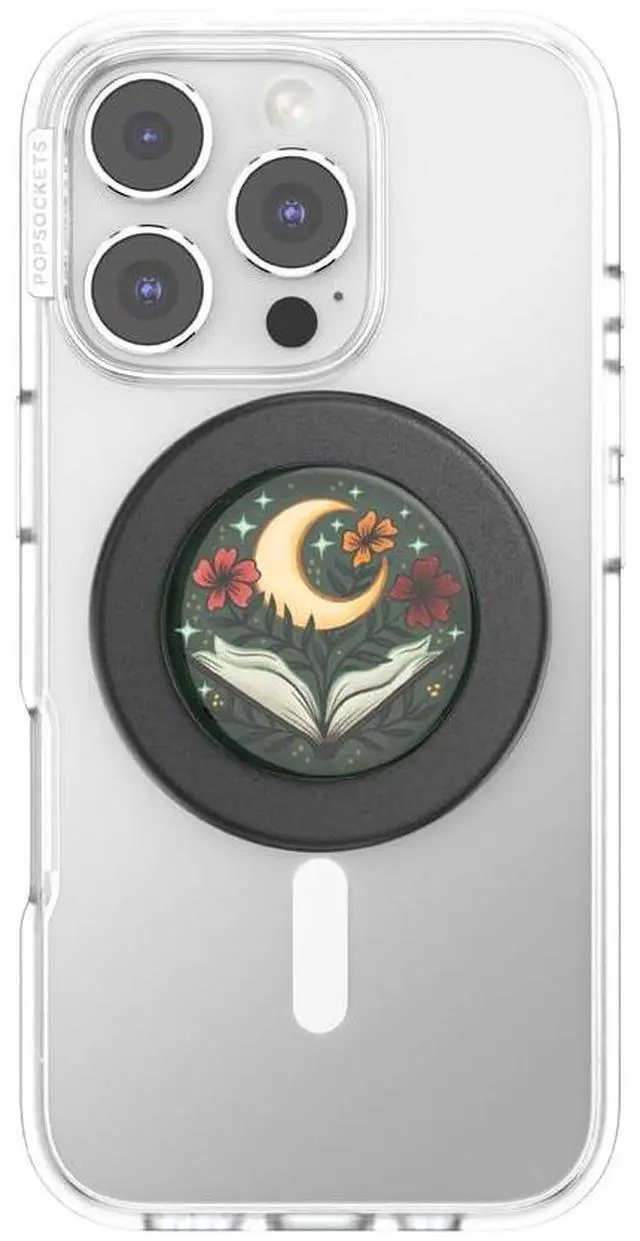 Alt view image 3 of 6 - Phone Grip for MagSafe, Magnetic Holder, Phone Stand, Bookish - One More Chapter Gloss