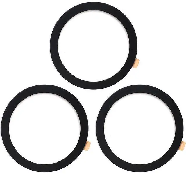 Main image of Universal Metal Ring Sticker for Magnetic Charger Compatible with iPhone/Samsung/Android All Cellphones, Magnetic Mount/Phone Holder Conversion Accessories, 3Pcs, Black