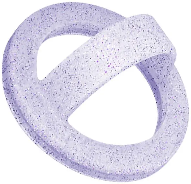 Main image of Magnetic Phone Grip Holder Thin Silicone Finger Loop Ring for iPhone,Compatible with MagSafe for iPhone 16/15/14/13/12 Series (Starlight Purple)