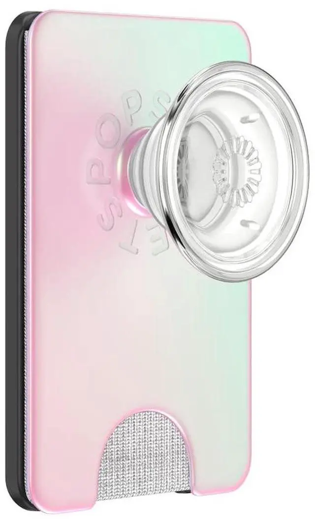Alt view image 4 of 7 - Phone Wallet for MagSafe, Phone Card Holder with Grip, Light Pink - Mermaid Pink