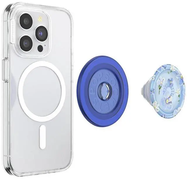 Alt view image 4 of 6 - Phone Grip for MagSafe, Magnetic Holder, Phone Stand, Light Blue - Blue Fields