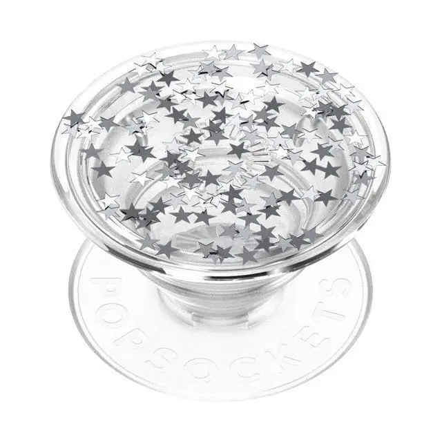 Main image of Adhesive Phone Grip, Holder, Phone Stand, Glitter - Glitter Star Fire