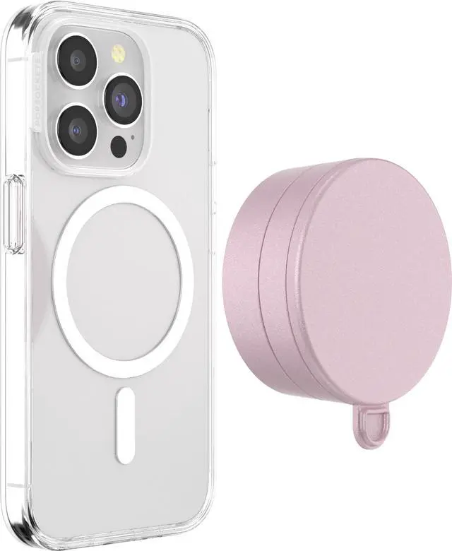 Alt view image 2 of 6 - Magnetic Suction Phone Mount, Surface Mount for MagSafe, Light Pink - Dusy Rose
