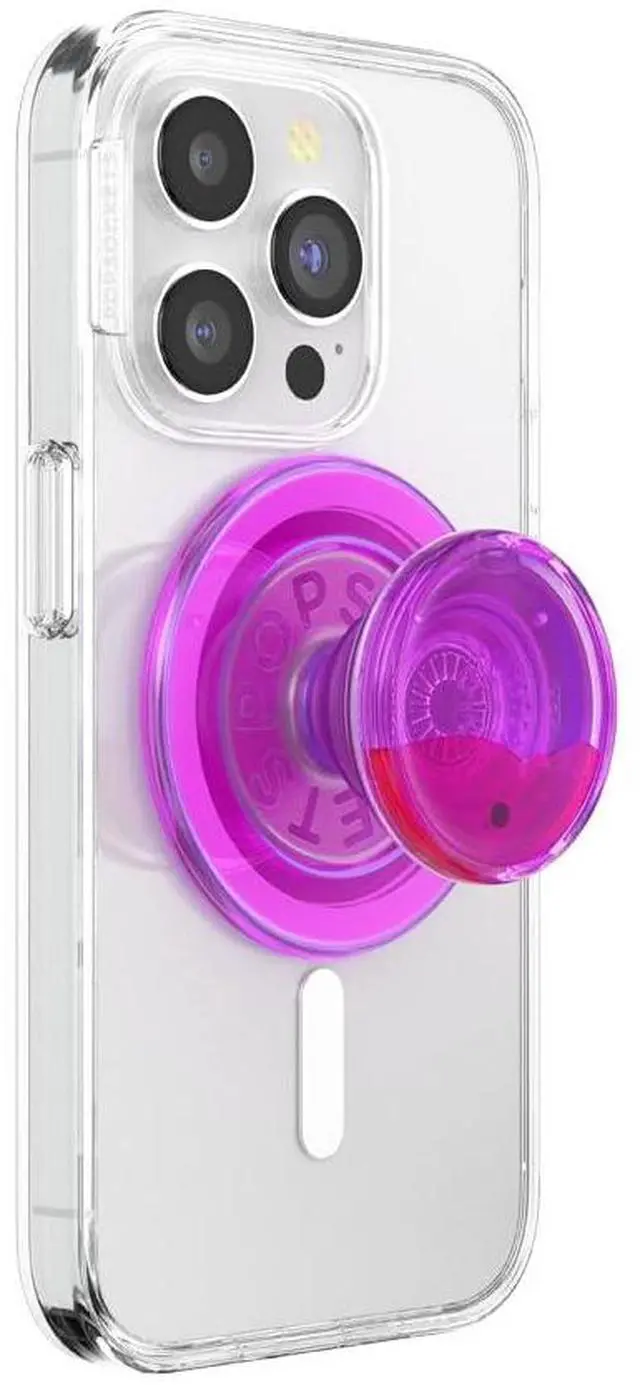 Main image of Phone Grip for MagSafe, Magnetic Holder, Phone Stand, Hot Pink - Lava Lamp Aviation