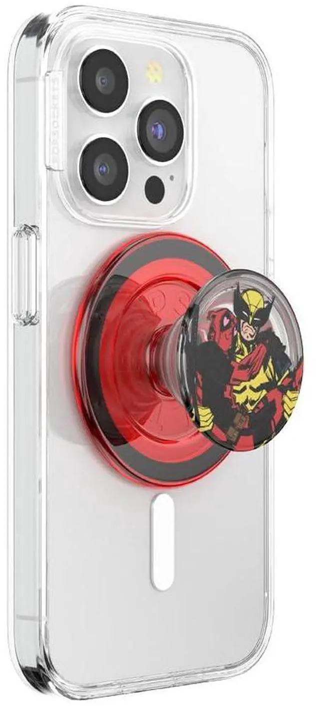 Main image of Phone Grip for MagSafe, Magnetic Holder, Phone Stand, Marvel - DP & Wolv