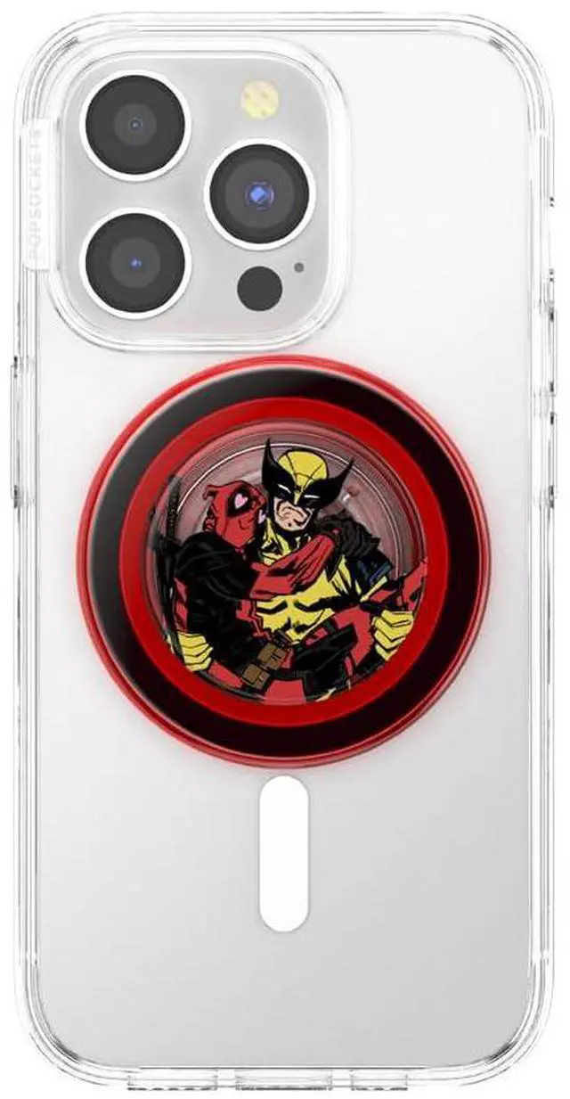 Alt view image 3 of 7 - Phone Grip for MagSafe, Magnetic Holder, Phone Stand, Marvel - DP & Wolv