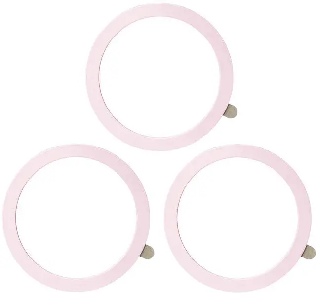 Main image of Universal Metal Ring Sticker, 3Pcs, Pink