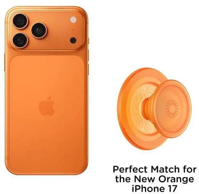 Alt view image 3 of 7 - Phone Grip for MagSafe, Magnetic Holder, Phone Stand - Orange Zest