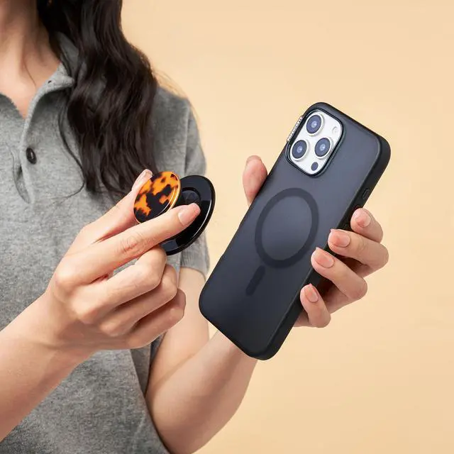 Alt view image 3 of 6 - Phone Grip for MagSafe, Magnetic Holder, Phone Stand, Tortoise Shell - Tortoise
