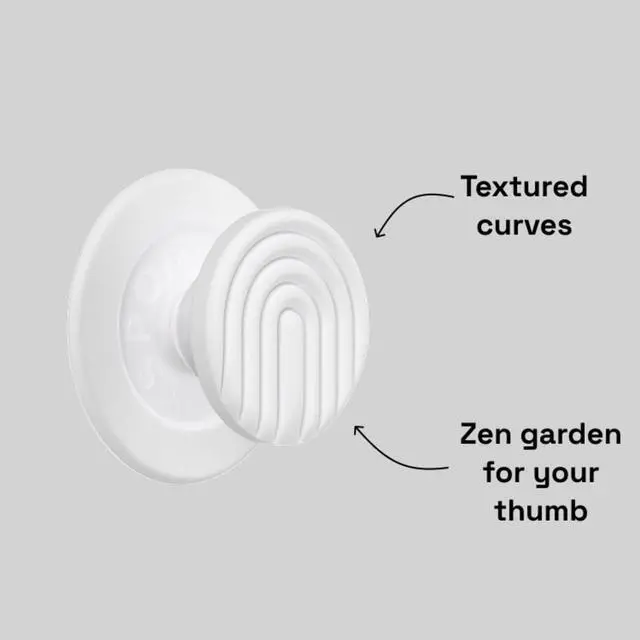 Alt view image 3 of 5 - Phone Grip for MagSafe, Magnetic Holder, Phone Stand, Boho - Coconute Creme
