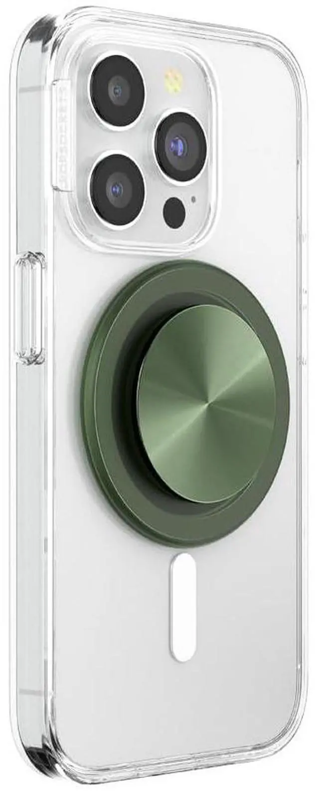 Alt view image 2 of 7 - Phone Grip for MagSafe, Magnetic Holder, Phone Stand, Green - Alum Radial Olive
