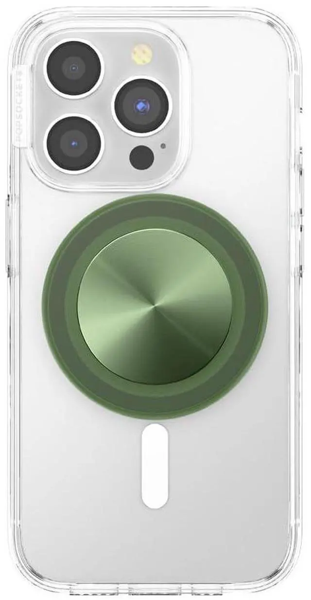 Alt view image 4 of 7 - Phone Grip for MagSafe, Magnetic Holder, Phone Stand, Green - Alum Radial Olive