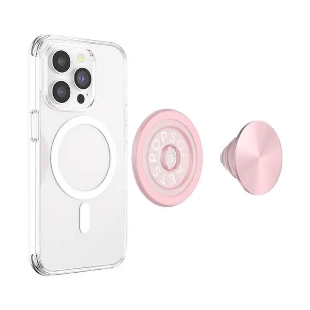 Alt view image 5 of 7 - Phone Grip for MagSafe, Magnetic Holder, Phone Stand, Light Pink - Dusty Rose