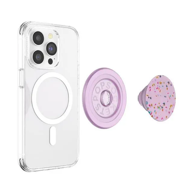 Alt view image 4 of 5 - Phone Grip for MagSafe, Magnetic Holder, Phone Stand, Pink - Circus Regrind Sugar Plum