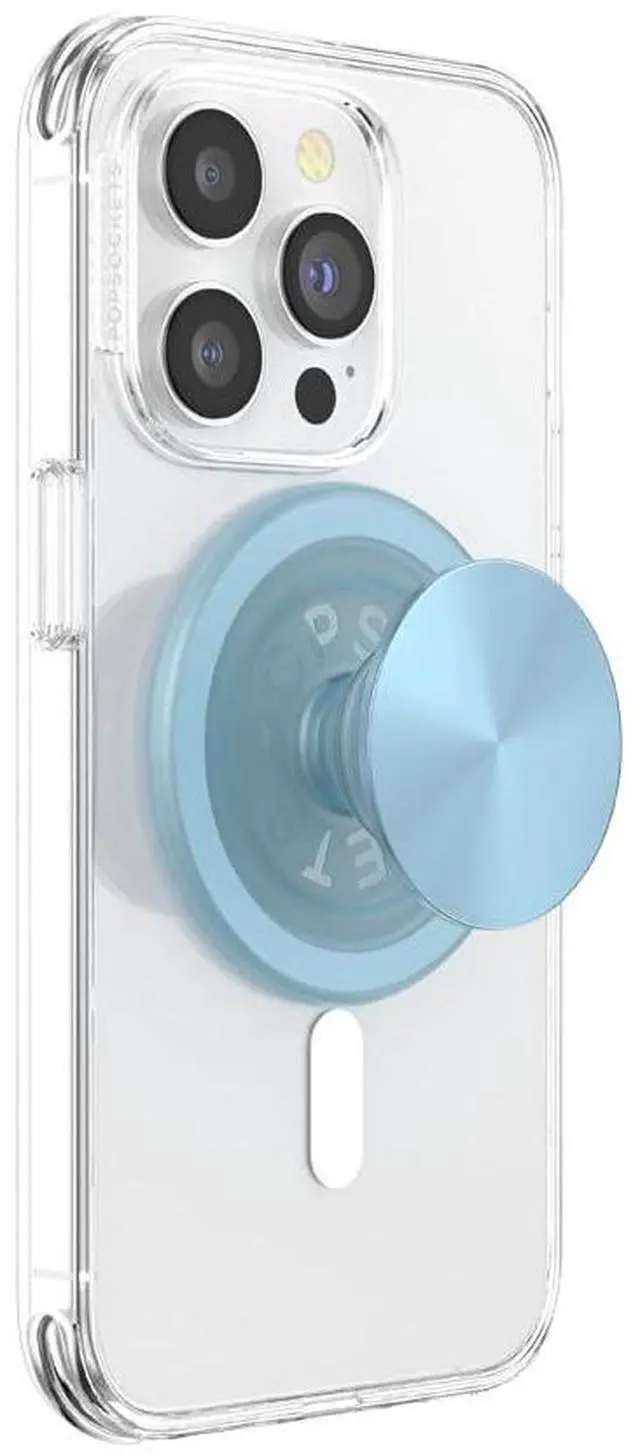 Alt view image 2 of 7 - Phone Grip for MagSafe, Magnetic Holder, Phone Stand, Light Blue - Blue Sigh