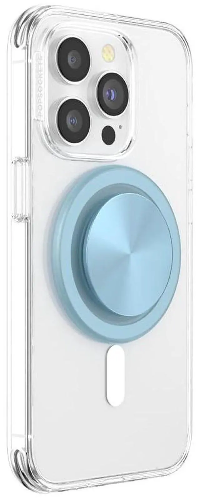 Alt view image 3 of 7 - Phone Grip for MagSafe, Magnetic Holder, Phone Stand, Light Blue - Blue Sigh