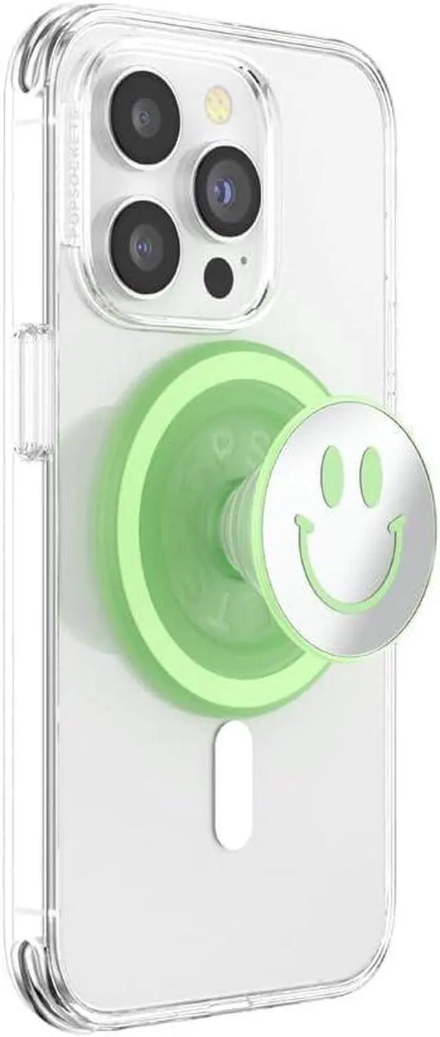 Main image of Phone Grip for MagSafe, Magnetic Holder, Phone Stand, Green - Happy Reflex