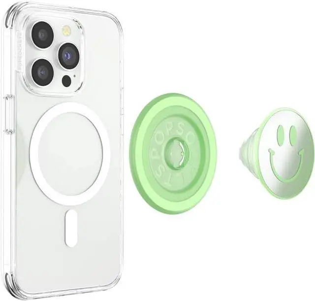 Alt view image 4 of 7 - Phone Grip for MagSafe, Magnetic Holder, Phone Stand, Green - Happy Reflex