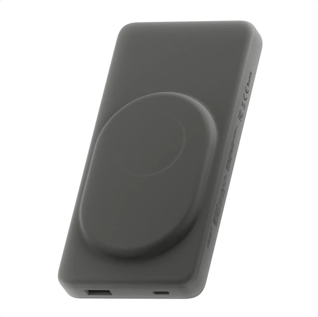 Main image of Magnetic Wireless Power Bank 10000mAh, MagSafe Compatible Portable Charger for iPhone, Samsung & iPad, USB-C & USB-A, Quick Charge & Power Delivery, Up to 3 Charges, Graphite