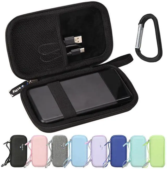 Main image of Portable Bank Charger Case for OHOVIV for charmast for YILANS for FOCHEW for VEEKTOMX Fast Charging Battery Protective Case(Black)