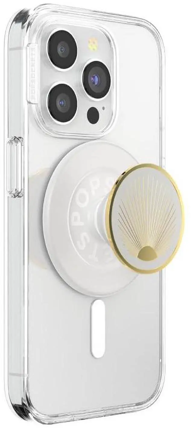 Main image of Phone Grip for MagSafe, Magnetic Holder, Phone Stand, White - Enamel Radiant White