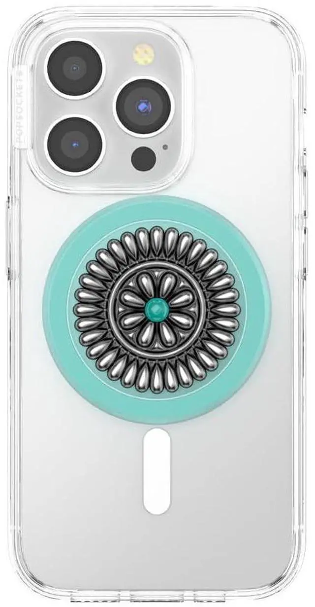 Alt view image 3 of 6 - Phone Grip for MagSafe, Magnetic Holder, Phone Stand, Metal - Enamel Stamped