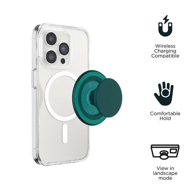 Alt view image 3 of 5 - Phone Grip for MagSafe, Magnetic Holder, Phone Stand, Green - Fresh Pine
