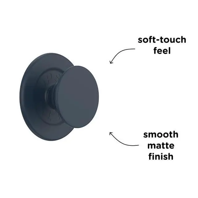 Alt view image 2 of 6 - Phone Grip for MagSafe, Magnetic Holder, Phone Stand - Soft Touch Navy