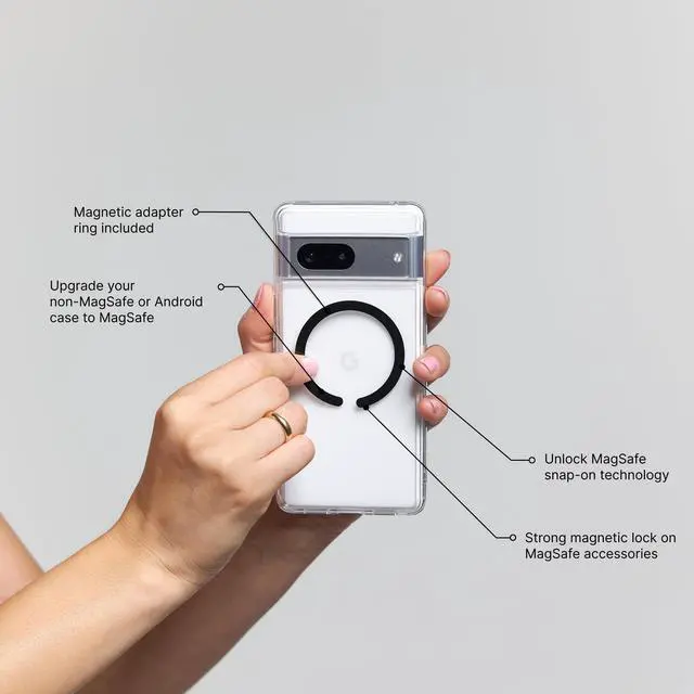 Alt view image 7 of 7 - Phone Grip for MagSafe, Magnetic Holder, Phone Stand, Celestial - Lunar Dreams