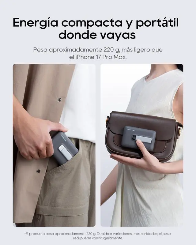 Alt view image 5 of 7 - Qi2 Certified 15W Magnetic Power Bank, 10,000mAh Battery Pack, MagSafe Compatible Wireless Portable Charger with 30W USB C Fast Charging, for iPhone 17/16/15/14/13/12 (USB-C Cable Included)