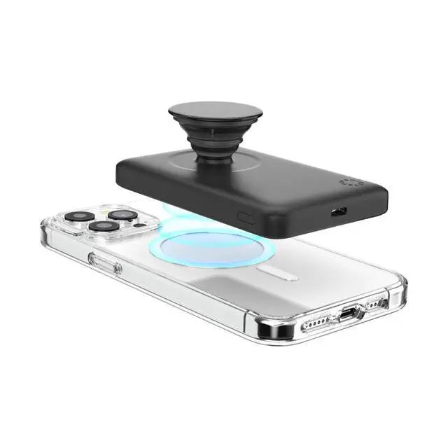 Alt view image 3 of 6 - PowerPack for MagSafe, Magnetic Power Bank, Portable Phone Charger - Black