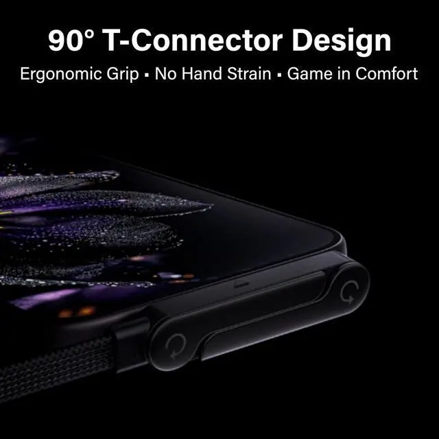 Alt view image 4 of 6 - 240w Braided Fast Charge Cable with Built-in Phone Stand, (1, Black, USB)
